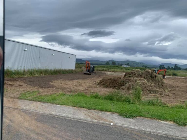 earthmoving shed